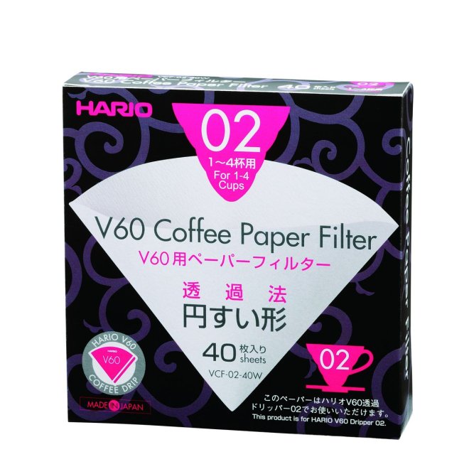 Hario V60 Papierfilter 02 weiß 40 St.