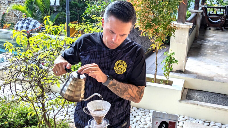 Liberica als Filterkaffee brühen.